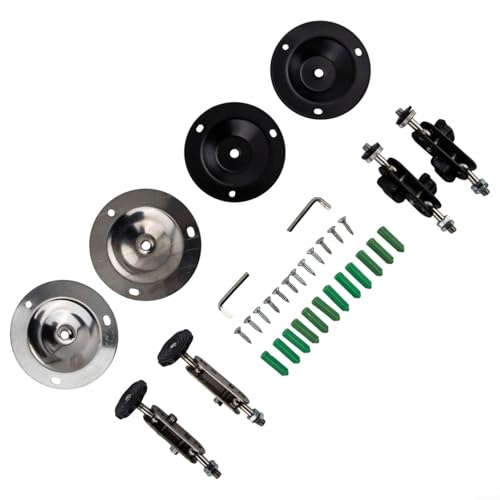 Zilimontt 4 Stück Verstellbare Überwachungskamera Wandhalterungen mit 360° Drehung, dauerhafte Eisen- und Edelstahlkonstruktion für Innen- und Außenüberwachung Zilimontt 4 Stück Verstellbare Überwachungskamera Wandhalterungen mit 360° Drehung, dauerhafte Eisen- und Edelstahlkonstruktion für Innen- und Außenüberwachung von Zilimontt