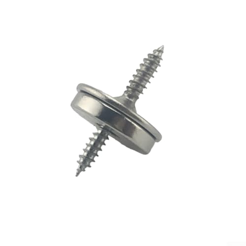Zilimontt 5 Set Magnetischer Schrankschnäpper Kit Starker Magnet Schranktürverschluss Silber Chrom Metall Hardware für Kleiderschrank, Schublade, Schiebetür in Küche o von Zilimontt