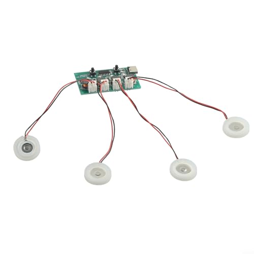 Zilimontt 5 V DIY Luftbefeuchter-Set mit Nebelhersteller-Modul und Steuerplatine, mikroporöse Zerstäuberplatten, einstellbare Sprühmodi für vielseitige Raumbefeuchtung (D) von Zilimontt