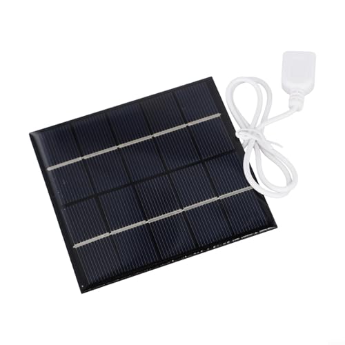 Zilimontt 5W 5V Polykristallines Solar-Batterie-Ladegerät Panel mit USB-Anschluss, hocheffiziente Solarstromversorgungsplatine für Outdoor-Camping, Gartenleuchten, kleines Zuhause Zilimontt 5W 5V Polykristallines Solar-Batterie-Ladegerät Panel mit USB-Anschluss, hocheffiziente Solarstromversorgungsplatine für Outdoor-Camping, Gartenleuchten, kleines Zuhause von Zilimontt