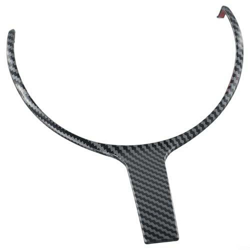 Zilimontt ABS Carbon Lenkradabdeckung Verkleidung für F Chassis F22 F30 F32 F10 F12 F15 Kompatibel mit 1 2 3 4 5 6 Serie X6 2012-2017 Innendekoration (TypA) von Zilimontt