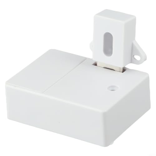 Zilimontt ABS Elektronisches IC-Karten-Sensorschloss für Schrank und Schublade mit unsichtbarem Design, DIY-Installation, 86 x 64 x 29 mm Größe in Weiß von Zilimontt