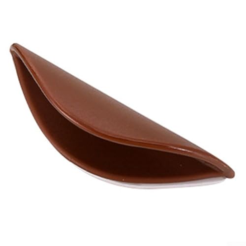 Zilimontt ABS-Kunststoff-Schranktürgriff für Kleiderschrank, Schublade und Schiebetür, wasserdicht, rostfrei, Ziehgriff für Küche, Büro, Zuhause, Möbelersatz, Dunkelbraun von Zilimontt