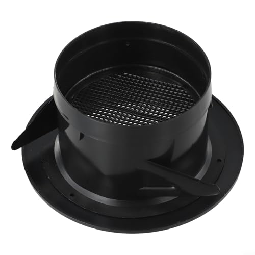 Zilimontt ABS-Lüftungsgitter mit Netzabdeckung für zentrale Klimaanlage, abnehmbares Lamellen-Design mit integriertem Filter für und Schmutzschutz, einfach (100 mm) von Zilimontt