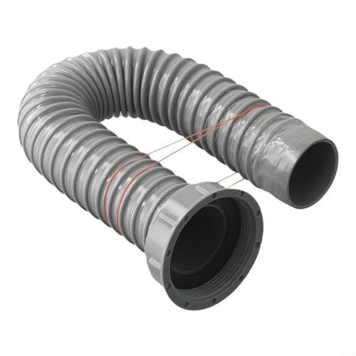 Zilimontt Abflusssieb und Abwasserschlauch für Küchenspüle, Abwasserablauf, 58 mm Durchmesser, robustes PP- und PVC-Material mit Anschluss und Gummiringen (40 cm) von Zilimontt