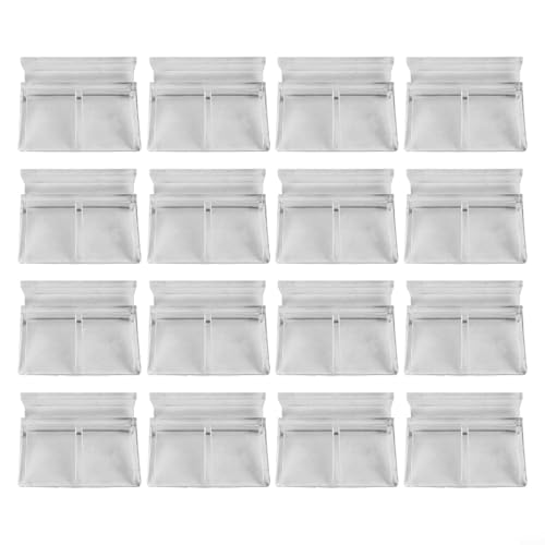Zilimontt Acryl-Aquarium-Deckelhalter-Clips für 6 mm, 8 mm, 10 mm dicke Platten, einfache Installation, platzsparendes Design (8 mm), 16 Stück von Zilimontt