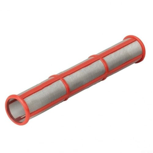 Zilimontt Airless-Farbsprühpumpe Verteilerfilter 30/60/100/200 Mesh Edelstahl für Latex- und Emaille-Beschichtungen Kompatibel mit G-Contractor II Airless Spray (rot) von Zilimontt