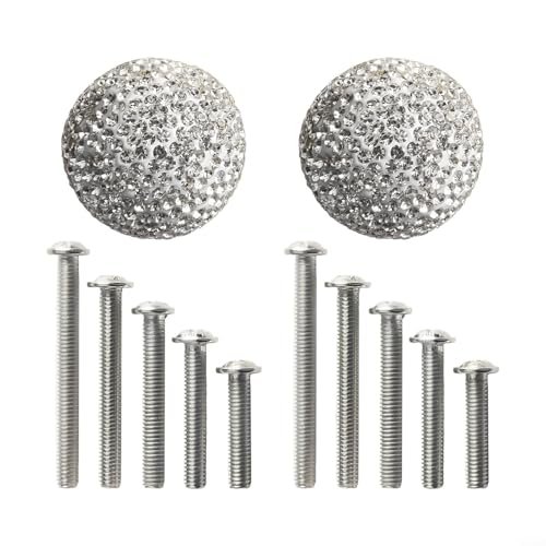 Zilimontt Anspruchsvolle Strass-Kugelgriffe für Kleiderschrank oder Schublade, 2 Stück, Seeblau Zilimontt Anspruchsvolle Strass-Kugelgriffe für Kleiderschrank oder Schublade, 2 Stück, Seeblau von Zilimontt