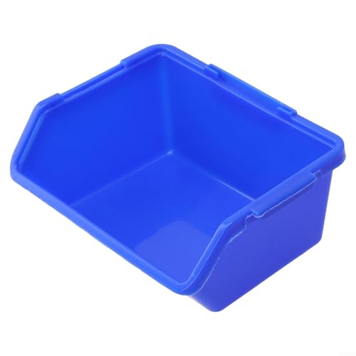 Zilimontt Aufbewahrungsbox für Kunststoffteile, PE-Material, Organizer für Hardware-Komponenten, Schrauben und kleine Werkzeuge, mit temperaturbeständigem Design, ideal für Werkstatt, Garage oder von Zilimontt