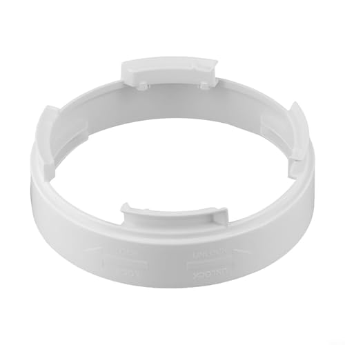 Zilimontt Auspuffk-Schnittstelle, kompatibel mit tragbaren Klimaanlagen-Schlauchverbinder, PP-Materialadapter zum Anschluss von Abluftschlauch an Flügel-Kitplatte, (runder Kopf 3#130 mm) von Zilimontt