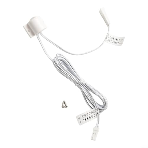 Zilimontt Automatischer DC 12 V einstellbarer PIR-Infrarot-Bewegungsmelderschalter für LED-Lichtstreifen mit 30-Sekunden-Verzögerungs-Timer, kompatibel mit 12-V-Systemen für (weiß) von Zilimontt