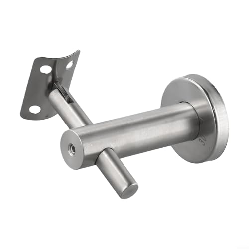 Zilimontt Bewegliche Handlaufhalterung aus 304 Edelstahl mit schwenkbarem Flachpaneel-Design für Treppenwandhalterung, dauerhafte drehbare Unterstützung für Sicherheit und Zugänglichkeit in (A) von Zilimontt