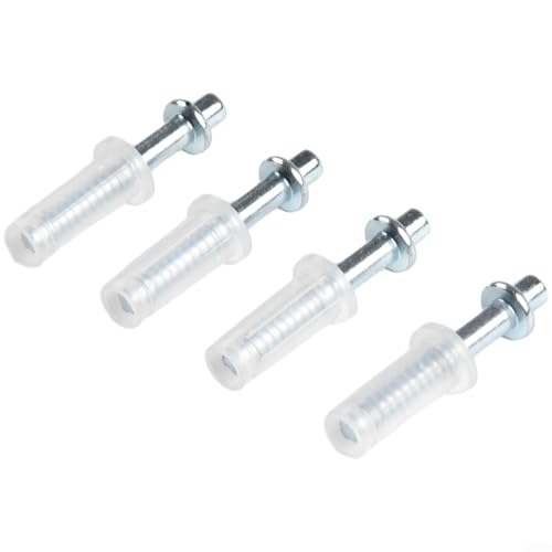 Zilimontt Bifold Door Top Guide Wheel Set of 4, Nylon and Stainless Steel Folding Door Hardware Replacement Kit for Closet, Pantry or Laundry Room Cabinet Doors (B) von Zilimontt