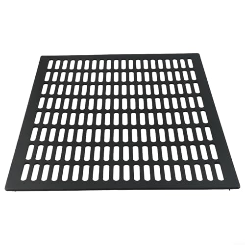 Zilimontt Breites Lüftungsgitter aus Aluminiumlegierung, stabile Anti-Belüftungsabdeckung für Schränke, Schränke und Schränke, einfache Installation und (schwarz, 300 x 400 mm) von Zilimontt