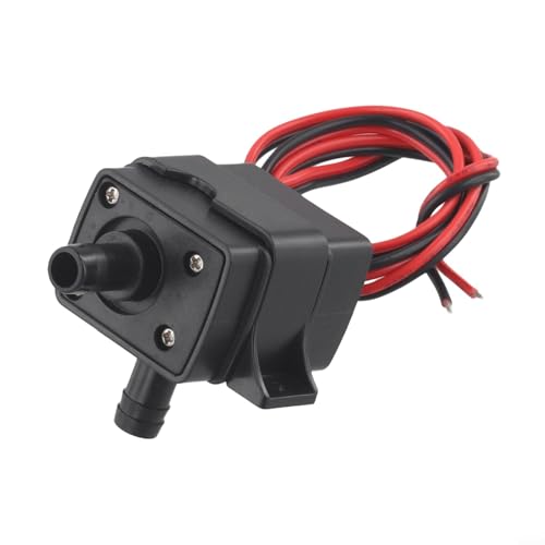 Zilimontt Bürstenlose Kühlwasserpumpe, 12 V, 5 W, Mini-DC-Tauchpumpe mit 240 l/h Durchflussmenge, geräuscharm unter 45 dB, ABS-Material, statische Dichtung, Leckschutz für Wohnmobil, Zilimontt Bürstenlose Kühlwasserpumpe, 12 V, 5 W, Mini-DC-Tauchpumpe mit 240 l/h Durchflussmenge, geräuscharm unter 45 dB, ABS-Material, statische Dichtung, Leckschutz für Wohnmobil, von Zilimontt