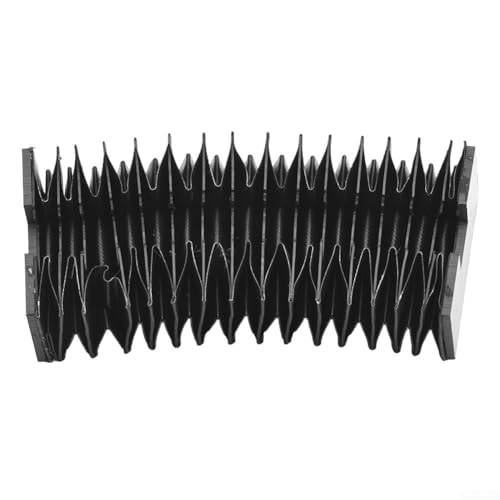 Zilimontt CNC-Maschinenschutz, Staubtuch, staubdicht, wasserdicht, Wellrohrabdeckung, flexible Schutzebene für HGR30-Linearführungen in CNC-Maschinen (gedehnte Länge 200 mm) von Zilimontt