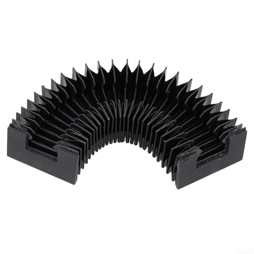 Zilimontt CNC-Maschinenschutz, Staubtuch, staubdicht, wasserdicht, Wellrohrabdeckung, flexible Schutzebene für HGR30-Linearführungen in CNC-Maschinen (gedehnte Länge 400 mm) von Zilimontt