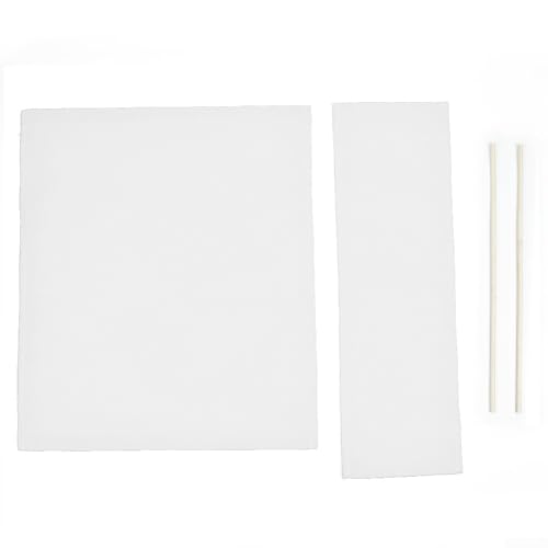 Zilimontt Canvas Ersatzbezug für Regiestuhl Outdoor Gartenmöbel Sitzbezug mit Rückenstütze 48 x 38 cm wetterfester Liegestuhlbezug (weiß) von Zilimontt