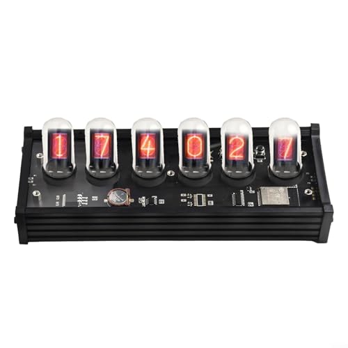 Zilimontt DIY Nixie Tube Clock,Digital Tube Clock Kit,IPS Color Screen Digital Clock With Time Date Display,USB TypeC Power Supply,Desktop Digital Clock Zilimontt DIY Nixie Tube Clock,Digital Tube Clock Kit,IPS Color Screen Digital Clock With Time Date Display,USB TypeC Power Supply,Desktop Digital Clock von Zilimontt
