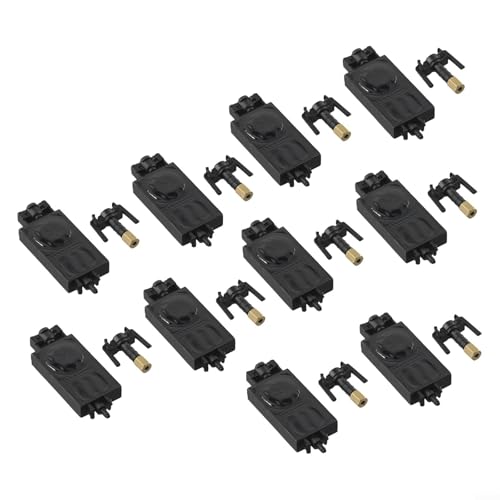 Zilimontt DX5 Tintendämpfer für Mimaki JV33 JV5 CJV150 CJV30 Galaxy TX800 XP600 Drucker, 3 mm x 2 mm Rohrverbinderfilter für Druckkopfschutz u von Zilimontt