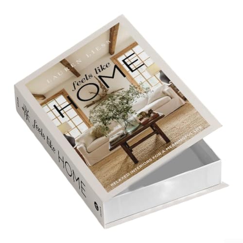 Zilimontt Dekorative Aufbewahrungsbox für gefälschte Bücher mit Fach für Zuhause oder Büro, Buch-Design für Bücherregale, Schreibtische und Couchtische (FH-30) von Zilimontt