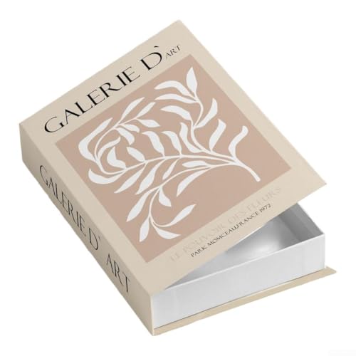 Zilimontt Dekorative Aufbewahrungsbox mit Fach für Zuhause oder Büro, Buch-Design für Bücherregale, Schreibtische und Couchtische (805-2A51) von Zilimontt