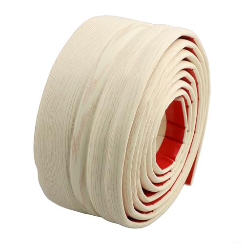 Zilimontt Dekorative Sockelleiste aus Schaumstoff, für Selbstwand-Bordüre, Taille, wasserdicht, Anti-Kollisions-Schutz, für Heim-DIY-Dekoration (graue Holzmaserung) von Zilimontt