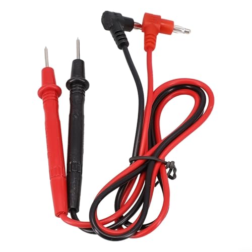 Zilimontt Digitales Multimeter-Messleitungen, 1000 V, 10 A, Sonden-Set mit roten und schwarzen Silikonabgeschirmten Kupferleitern, hitzebeständige Kunststoffgriffe, kompatibel mit den meisten von Zilimontt