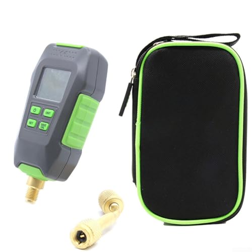 Zilimontt Digitales Vakuummessgerät Mikrometer 0-10000Pa Atmosphärendruckmesser mit Pirani Sensor LCD Display Auto Off Funktion 4 Messeinheiten Pa MBar MmHg für HVAC Systeme Zilimontt Digitales Vakuummessgerät Mikrometer 0-10000Pa Atmosphärendruckmesser mit Pirani Sensor LCD Display Auto Off Funktion 4 Messeinheiten Pa MBar MmHg für HVAC Systeme von Zilimontt