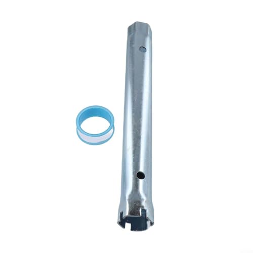 Zilimontt Doppelkopf-Rohrzange, 27–27 mm und 34–40 mm, verstellbarer Schraubenschlüssel für Wasserhahn-Abfluss-Installation mit Ratschensteckschlüssel-Reparaturwerkzeug (23–27 mm) von Zilimontt