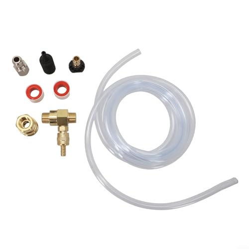 Zilimontt Downstream Seifeneinspritzdüsen-Kit für elektrische Hochdruckreiniger, 4000 PSI Max, 3/8 Zoll Schnellanschluss, Edelstahl und Messing Kupplung, PVC Siphonschlauch Zilimontt Downstream Seifeneinspritzdüsen-Kit für elektrische Hochdruckreiniger, 4000 PSI Max, 3/8 Zoll Schnellanschluss, Edelstahl und Messing Kupplung, PVC Siphonschlauch von Zilimontt