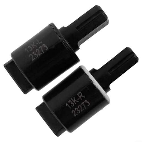 Zilimontt Drehdämpfer für WC-Sitz, hydraulische Soft-Close-Scharniere, schwarz, Kunststoff, Drehmomentdämpfer, Links- oder Rechtshänder, mit farbkodiertem Schaft zur Geräuschreduzierung, 2 Stück von Zilimontt