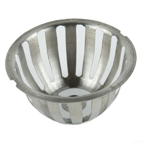 Zilimontt Edelstahl-Fallrohr-Siebfilter, Dachrinne, Abflusssieb, Abdeckung für Balkonabfluss und Regenrohr, Schutz vor Blättern, Schmutz und Nagetieren, (100 mm) von Zilimontt