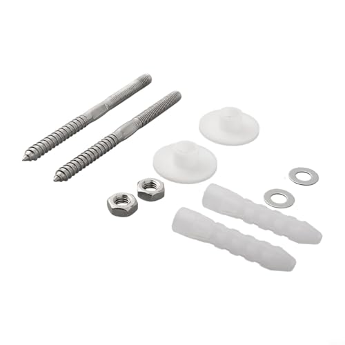 Zilimontt Edelstahl-Wandhalterungs-Set für Waschbecken mit M8 x 110 mm Schrauben und Bolzen für Badezimmer- oder Küchenspüle Installation an massiven oder hohlen Wänden, langlebig und (2er-Set) von Zilimontt