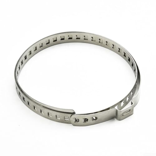 Zilimontt Edelstahl für CV-Gelenkmanschette Klemmsatz für Antriebswelle, 10-teiliges Set mit Crimpzange für vorne hinten links rechts Achsmanschette Ersatz von Zilimontt