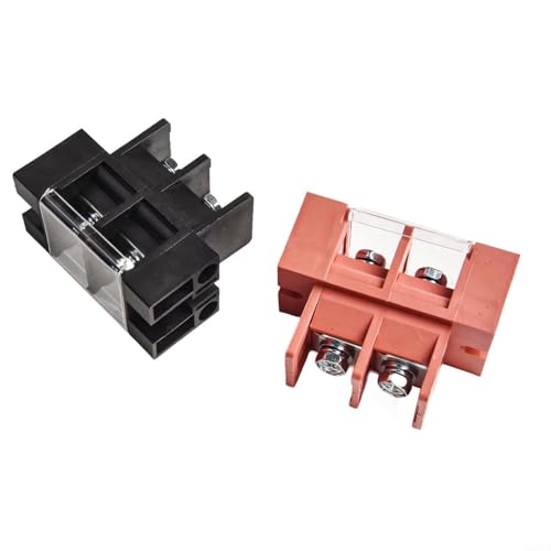 Zilimontt Energiespeicherklemmenblock aus reinem Kupfer, 150 A, Hochstrom-Drahtverbinder mit verzinnten Leitern, isoliertes flammhemmendes UL94V-0-Gehäuse, transparent von Zilimontt