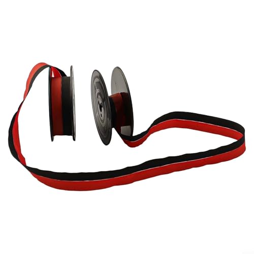 Zilimontt Ersatzband für Schreibmaschine, Doppelrolle, Schwarz und Rot, Nylon, kompatibel mit GR4-Modell, Standardgröße, Büro- und Heimdruckprojekte, nahtlos Zilimontt Ersatzband für Schreibmaschine, Doppelrolle, Schwarz und Rot, Nylon, kompatibel mit GR4-Modell, Standardgröße, Büro- und Heimdruckprojekte, nahtlos von Zilimontt