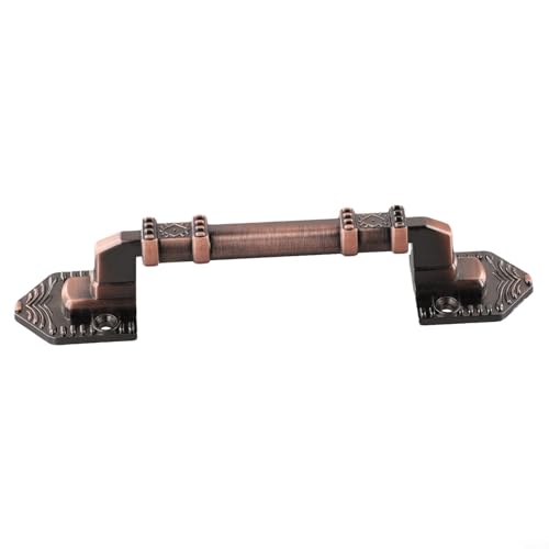 Zilimontt Europäischer Türgriff aus antike Aluminiumlegierung, gebürstete Anti-Rost-Oberfläche für Schiebetüren und Holztüren, elegantes Push-Pull-Design für Zuhause und Büro (196 mm) von Zilimontt