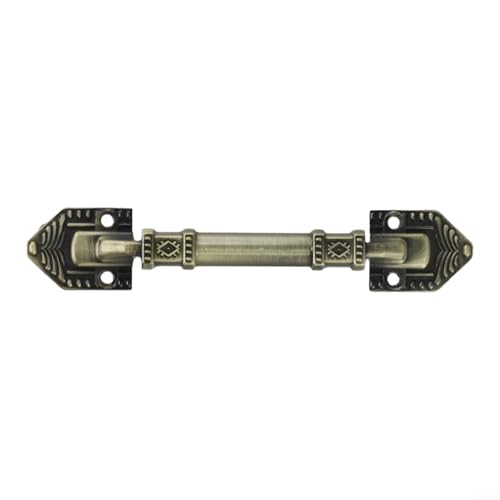 Zilimontt Europäischer antiker Türgriff aus Aluminiumlegierung, Push-Pull-Schiebetürgriff mit gebürsteter Oberfläche, rostfrei, einfache Installation, geeignet für Holz oder Doppelbett (150 mm) von Zilimontt