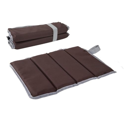 Zilimontt Faltbare Outdoor-Reisematte, feuchtigkeitsbeständiges Sitzkissen für Komfort und Bequemlichkeit (Braun) von Zilimontt