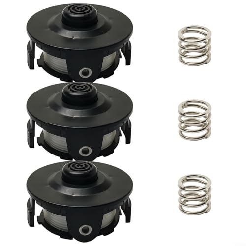 Zilimontt Federbelasteter Trimmerkopf, Ersatzschnur, kompatibel mit DUR181Z DUR141Z DUR180Z BUR181 BUR141 DUR140 Modellen 195858-1 196146-9 Nylonschnur (3 Stück) von Zilimontt