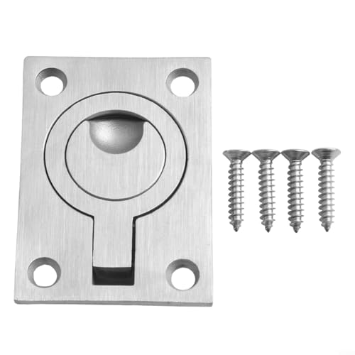 Zilimontt Fingerspülung aus 304 Edelstahl, Griff für Schrank, Falltür, geeignet für Küchenschrank, Schiebetür und Möbel (klein) von Zilimontt