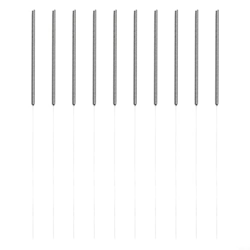 Zilimontt Flexibles Reinigungsnadel-Set aus Metall für die Düsenreinigung, Edelstahl, wiederverwendbare Wartungswerkzeuge für SLS-Druck, 10 Stück, verschiedene Größen (B) von Zilimontt