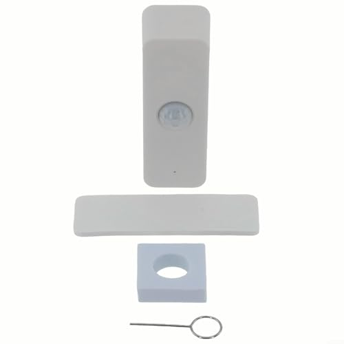 Zilimontt Für Bewegungsmelder, drahtlose Fernüberwachung für die Sicherheit zu Hause mit Echtzeitalarmen, 128° Erfassungsbereich und Alexa-Sprachsteuerung von Zilimontt