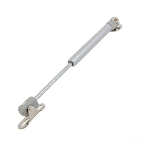 Zilimontt Gasdruckfeder für Küchenschrank, Schranktür, 50–150 N, pneumatische, hydraulische Stützstange mit Stahlkonstruktion, silberfarbenes Finish, Hebemechanismus für (80 N) von Zilimontt