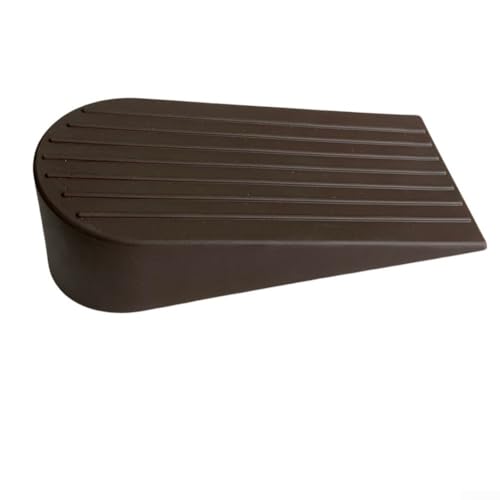 Zilimontt Großer TPR-Türstopper, strapazierfähig, für Haus- und Hoteltüren, mit 2 Stück, in Schwarz, Grau oder Braun (Braun) von Zilimontt