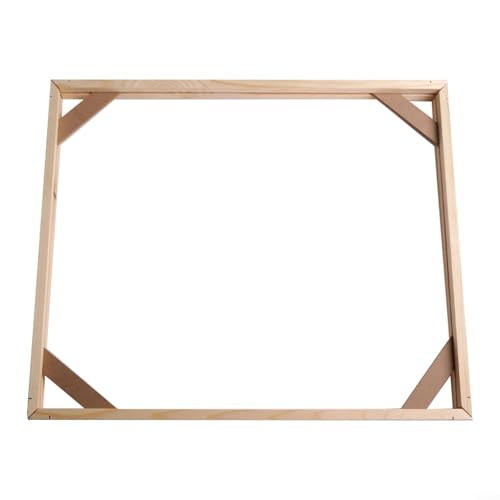 Zilimontt Holz-Bilderrahmen, Leinwand-Malstange, 20 x 30 cm, 30 x 40 cm, 40 x 50 cm, DIY digitaler Malrahmen, DIY-Bilderrahmen-Set (40 x 50 cm) von Zilimontt