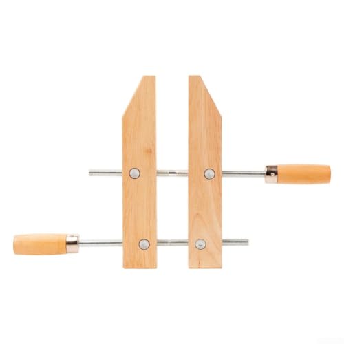 Zilimontt Holz-Handschrauben-Klemmen-Set 15,2 cm, 20,3 cm, 30,5 cm, 30,5 cm, Holzbearbeitungsklemmen mit Stahlspindeln, verstellbarer Klemmbereich für DIY-Holzbearbeitungsprojekte (20,3 cm) von Zilimontt