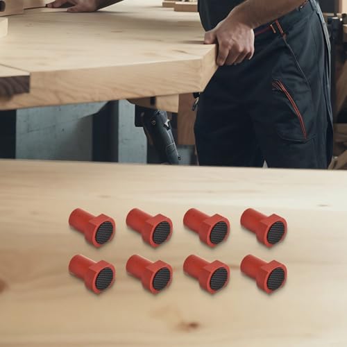 Zilimontt Holzbearbeitungsbank aus Aluminiumlegierung, Hunde und Klemmen für Frästische, 19 mm/20 mm, Hundeloch, kompatible Werkbank-Haltevorrichtungen mit Stop-Positionierungsstecker, Packung (19 mm von Zilimontt