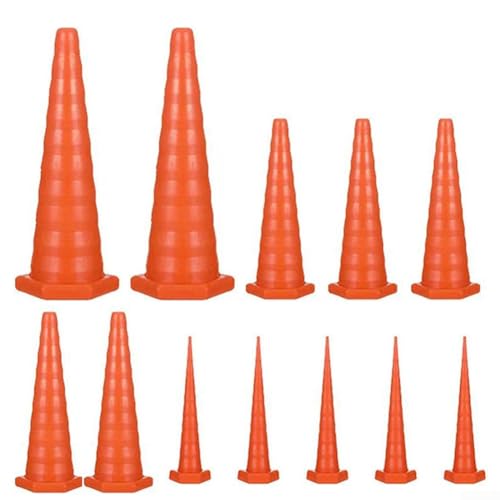 Zilimontt Hydrauliksysteme Service Leck-Gummischlauchabdeckung für Stopper, Hydrauliköl und Rohr, Automobil-Prävention, 8 Stück, orange (12 Stück) von Zilimontt